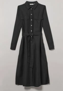 Eterna Jurk Met Overhemdkraag 25 Eterna Jurk Met Overhemdkraag -TrendyTijd Verkoop eterna jurk met overhemdkraag zwart 6