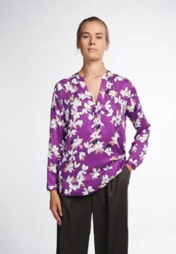 Alife And Kickin Jerseyjurk Sunny2 Maritieme 2-in-1 Jurk Met Een Shirt Met Lange Mouwen (2-delig) -TrendyTijd Verkoop eterna klassieke blouse classic fit paars 1