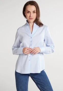 Boysen's Midi-jurk -TrendyTijd Verkoop eterna klassieke blouse regular fit blauw