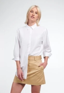 Heine Blousejurkje Gedessineerde Jurk -TrendyTijd Verkoop eterna overhemdblouse classic fit wit 2