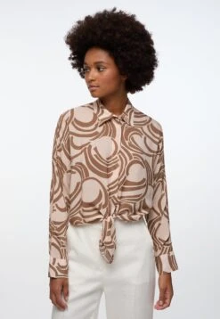 Saint Tropez Midi-jurk Pen Dress 37 Saint Tropez Midi-jurk Pen Dress -TrendyTijd Verkoop eterna shirtblouse classic fit bruin 1