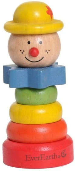 KIDSWORLD Jurk & Legging TOMORROW STARTS NOW! (set, 2-delig) -TrendyTijd Verkoop everearth stapelspeelgoed clown gele hoed fsc hout uit duurzaam beheerde bossen multicolor