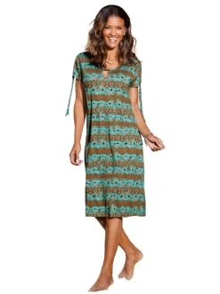 Laura Scott Jurk Met Overhemdkraag 41 Laura Scott Jurk Met Overhemdkraag -TrendyTijd Verkoop feel good zomerjurk bruin