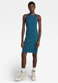 Alife And Kickin Jerseyjurk SunnyAK Leuke Jurk In 2-in-1-stijl (set, 2-delig, Met T-shirt) -TrendyTijd Verkoop g star raw jerseyjurk engineered rib tank dress in rib look blauw