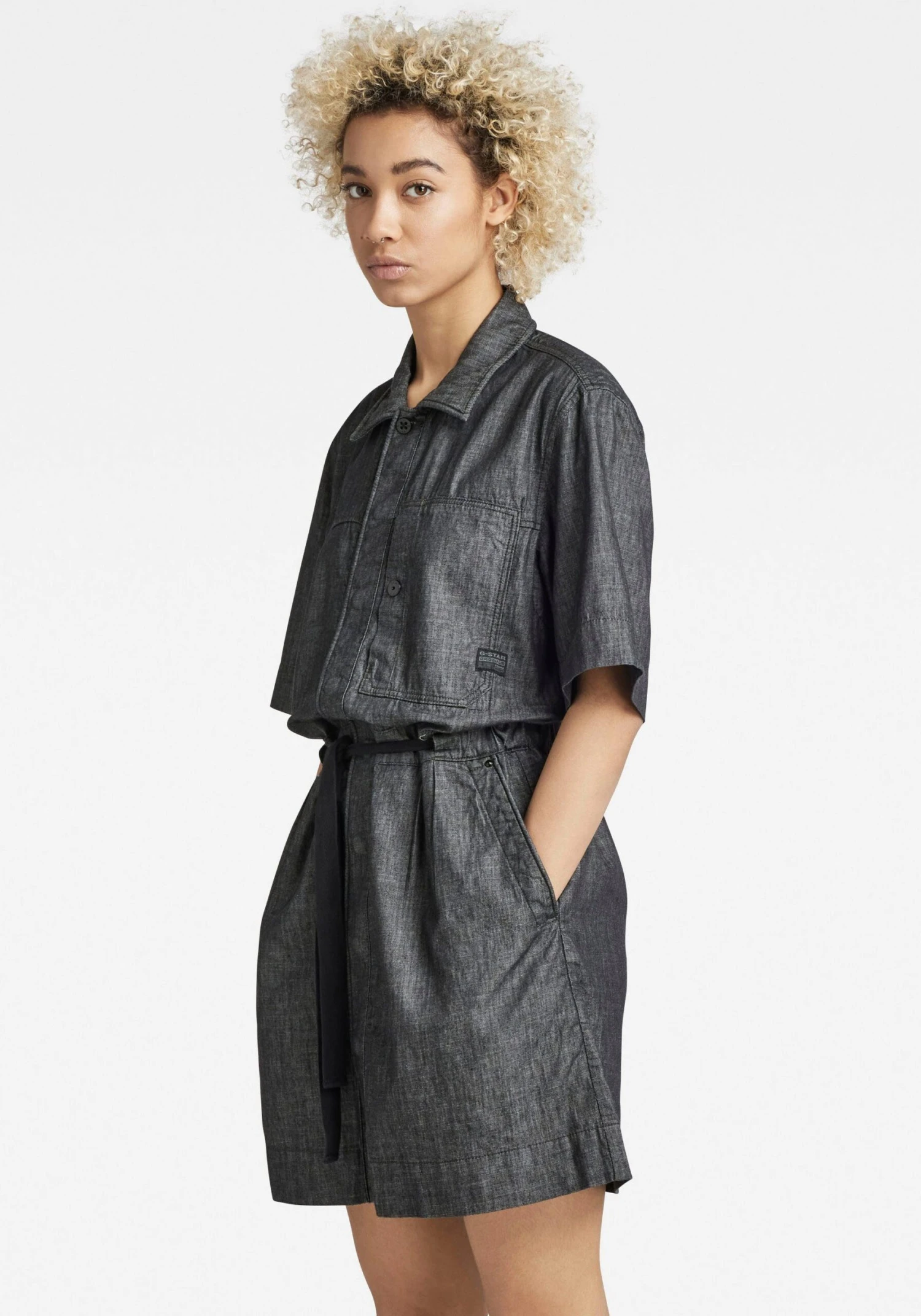 G-Star RAW Jurk Met Overhemdkraag Army Dress 5 G-Star RAW Jurk Met Overhemdkraag Army Dress - Afbeelding 3