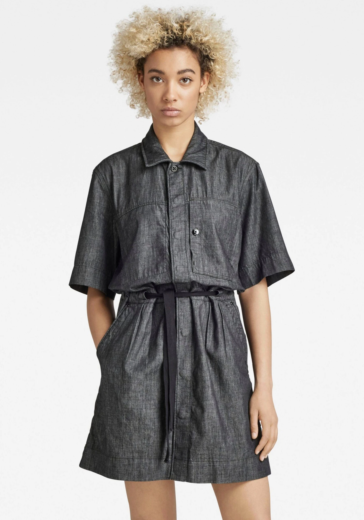 G-Star RAW Jurk Met Overhemdkraag Army Dress 3 G-Star RAW Jurk Met Overhemdkraag Army Dress