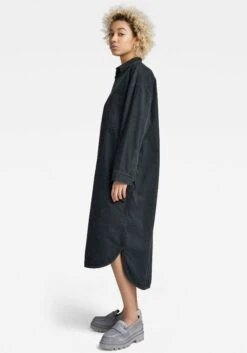 G-Star RAW Jurk Met Overhemdkraag Long Shirt Jurk 23 G-Star RAW Jurk Met Overhemdkraag Long Shirt Jurk -TrendyTijd Verkoop g star raw jurk met overhemdkraag long shirt jurk grijs 4