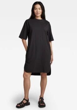 Laura Scott Jurk Met Overhemdkraag -TrendyTijd Verkoop g star raw shirtjurk