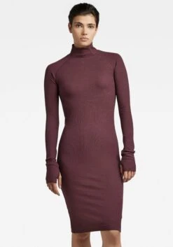 Cecil Maxi-jurk 28 Cecil Maxi-jurk -TrendyTijd Verkoop g star raw tricotjurk kleid rib slim dress 2