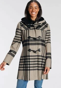 O'Neill Midi-jurk "Endless Summer Shirt" 35 O'Neill Midi-jurk "Endless Summer Shirt" -TrendyTijd Verkoop gil bret duffelcoat geruit met capuchon en blind split beige 1