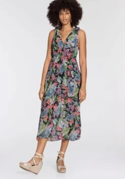 HaILYS Midi-jurk In Wikkellook