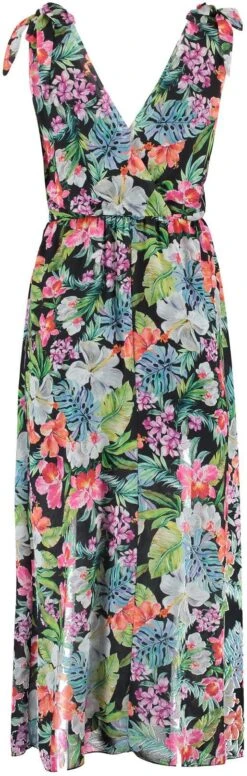 HaILYS Midi-jurk In Wikkellook -TrendyTijd Verkoop hailys midi jurk in wikkellook zwart 7