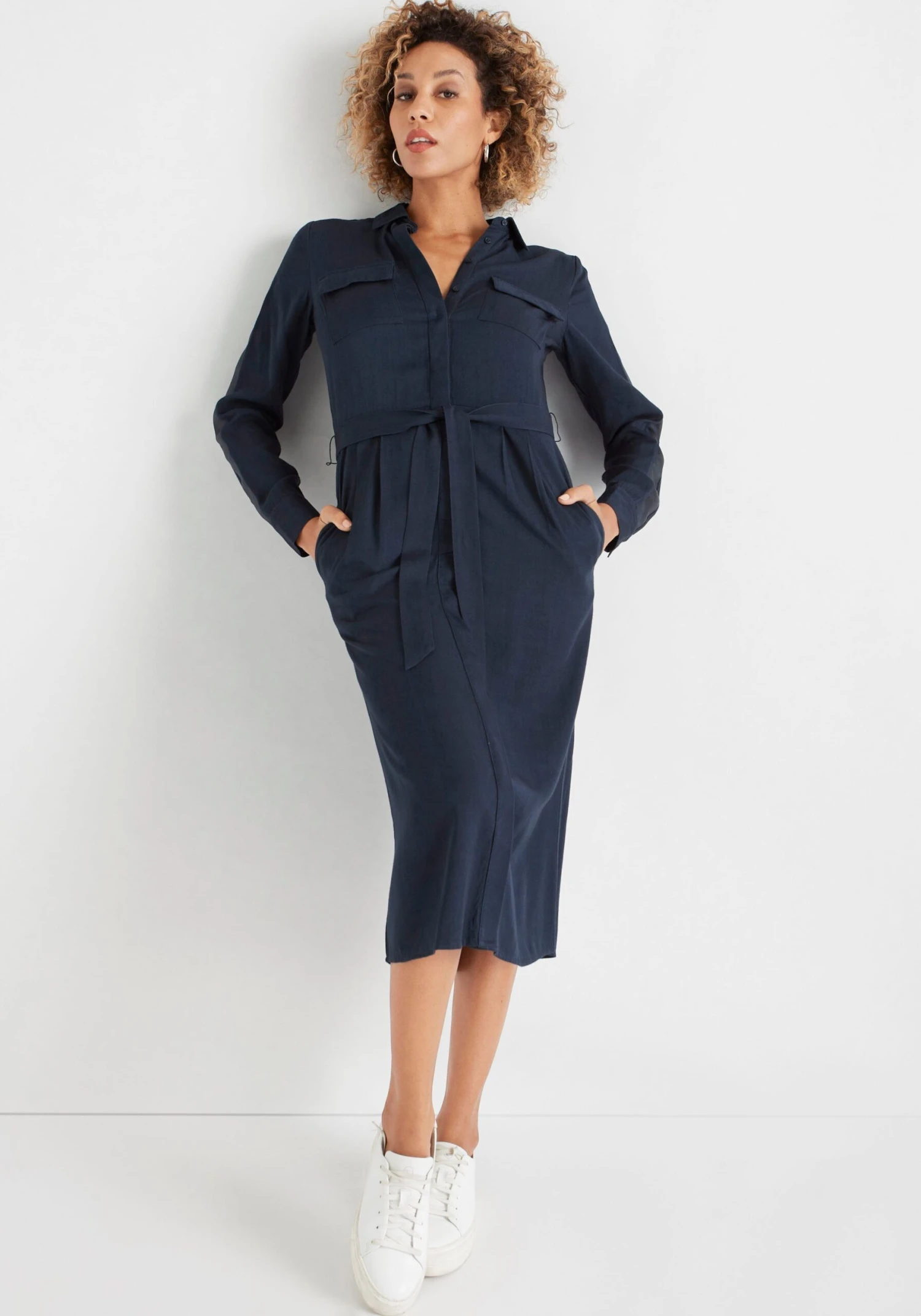 Laura Scott Jurk Met Overhemdkraag 20 Laura Scott Jurk Met Overhemdkraag - Afbeelding 18