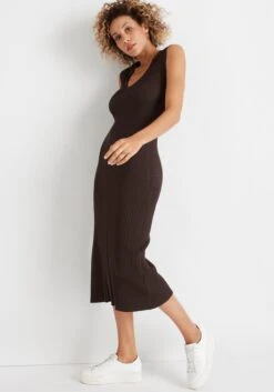 Vero Moda Maxi-jurk VMMENNY SS CALF SHIRT DRESS WVN GA 30 Vero Moda Maxi-jurk VMMENNY SS CALF SHIRT DRESS WVN GA -TrendyTijd Verkoop hechter paris tricotjurk bruin 2