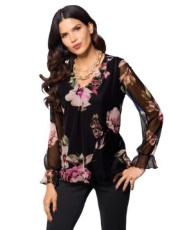 Alife And Kickin Jerseyjurk Sunny2 Maritieme 2-in-1 Jurk Met Een Shirt Met Lange Mouwen (2-delig) -TrendyTijd Verkoop heine gedessineerde blouse zwart 1