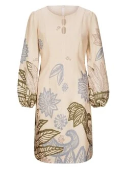 Heine Gedessineerde Jurk 21 Heine Gedessineerde Jurk -TrendyTijd Verkoop heine gedessineerde jurk beige 3