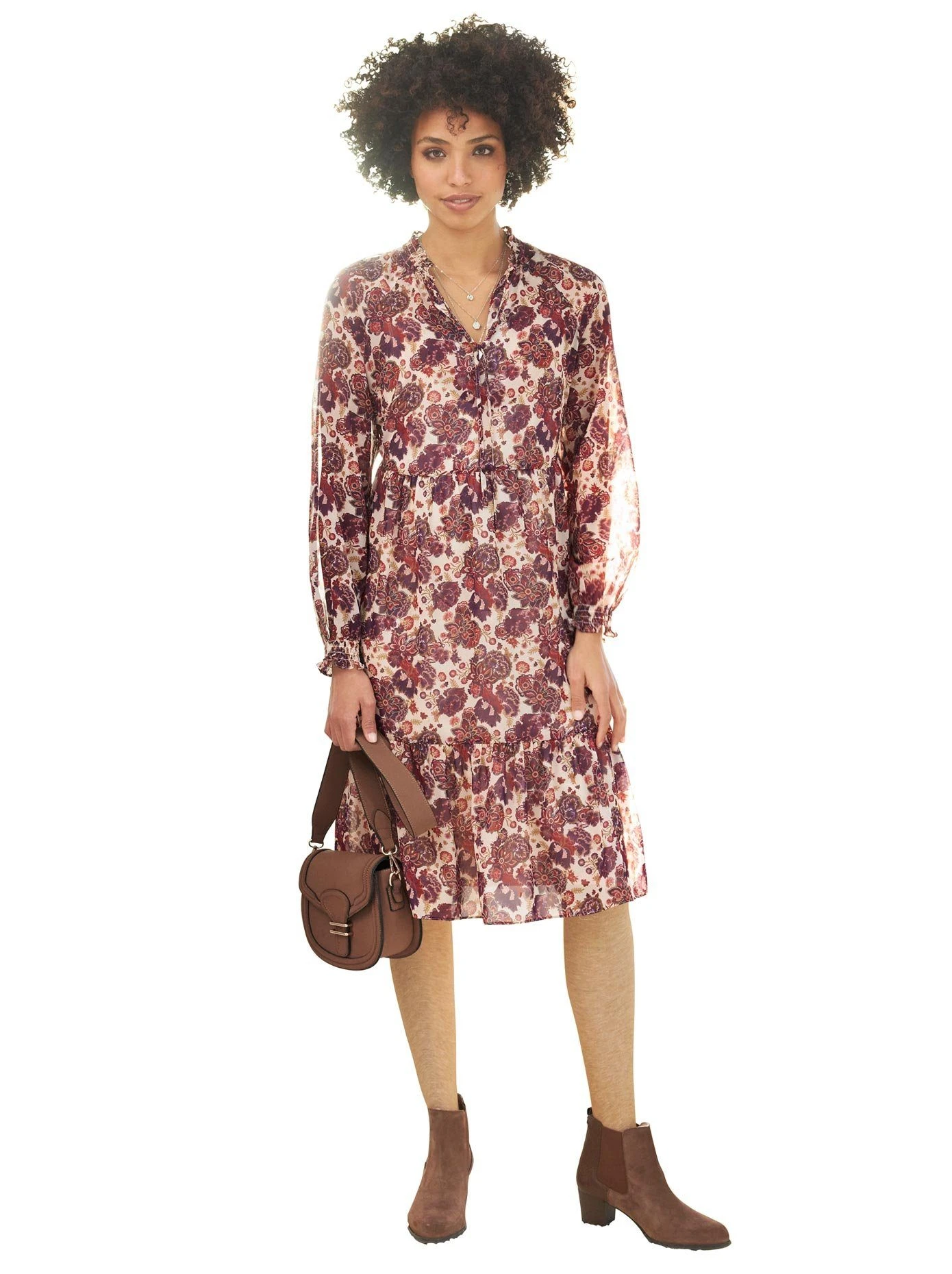 Heine Gedessineerde Jurk Jerseyjurk 7 Heine Gedessineerde Jurk Jerseyjurk - Afbeelding 5