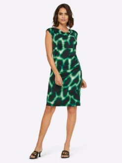 Heine Gedessineerde Jurk Jerseyjurk 19 Heine Gedessineerde Jurk Jerseyjurk -TrendyTijd Verkoop heine gedessineerde jurk jerseyjurk zwart 5