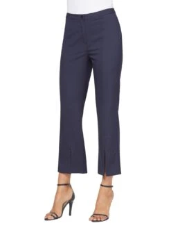 S.Oliver BLACK LABEL Midi-jurk -TrendyTijd Verkoop heine geweven broek blauw 1