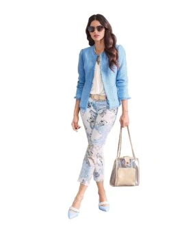 Melrose Maxi-jurk -TrendyTijd Verkoop heine jasje boucleblazer blauw