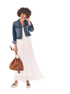 Casual Looks Blousejurkje Jurk 28 Casual Looks Blousejurkje Jurk -TrendyTijd Verkoop heine jeansblazer jeans jack blauw