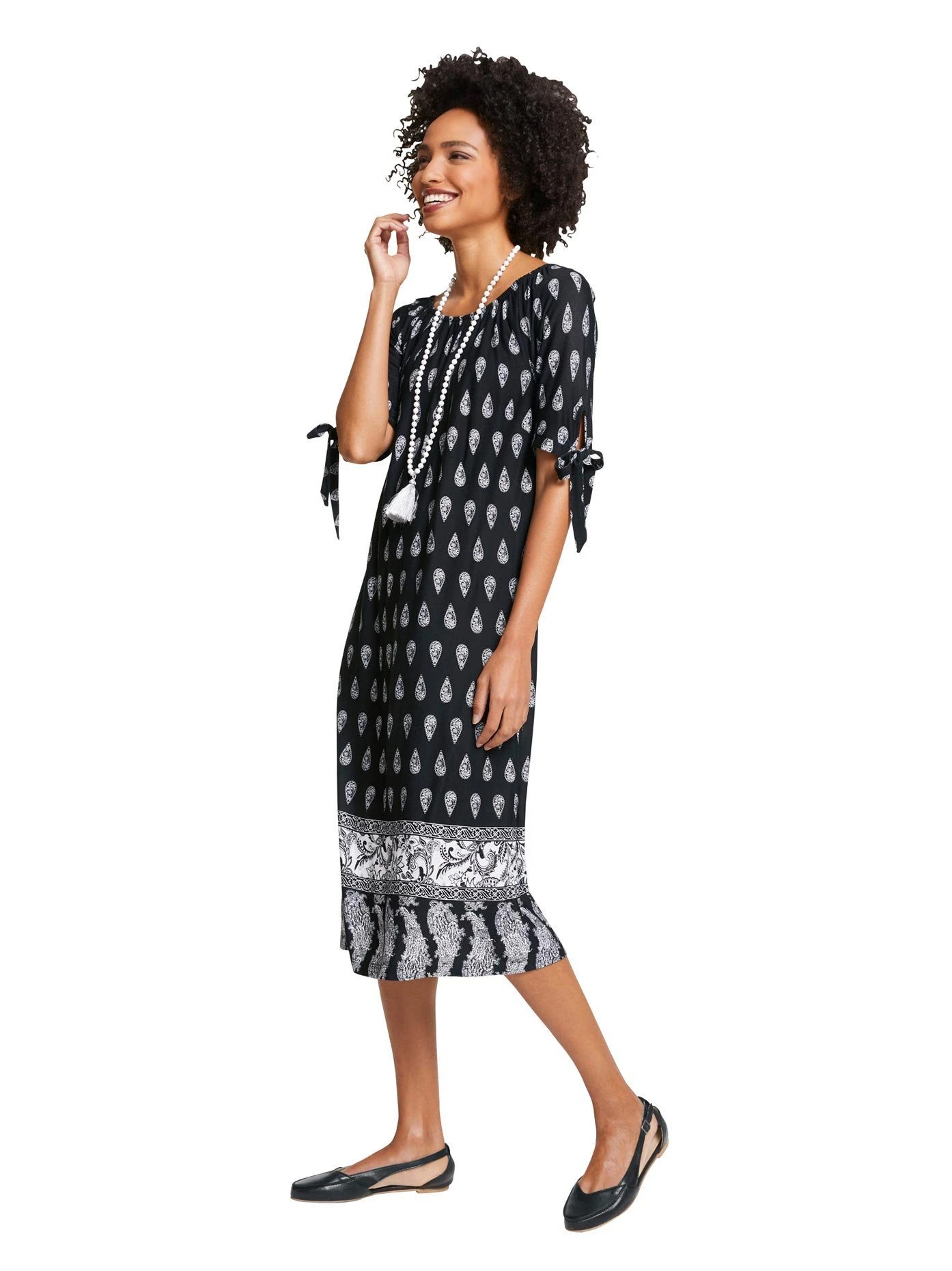 Ambria Gedessineerde Jurk 7 Ambria Gedessineerde Jurk - Afbeelding 5