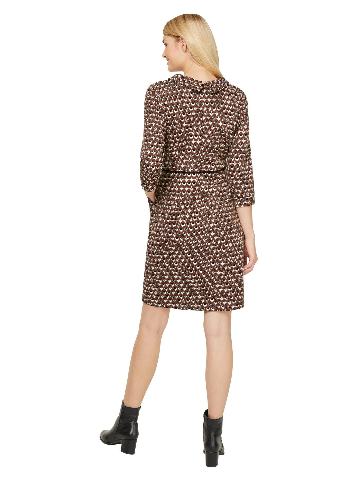 Heine Jerseyjurk Jacquard Jurk 4 Heine Jerseyjurk Jacquard Jurk - Afbeelding 2