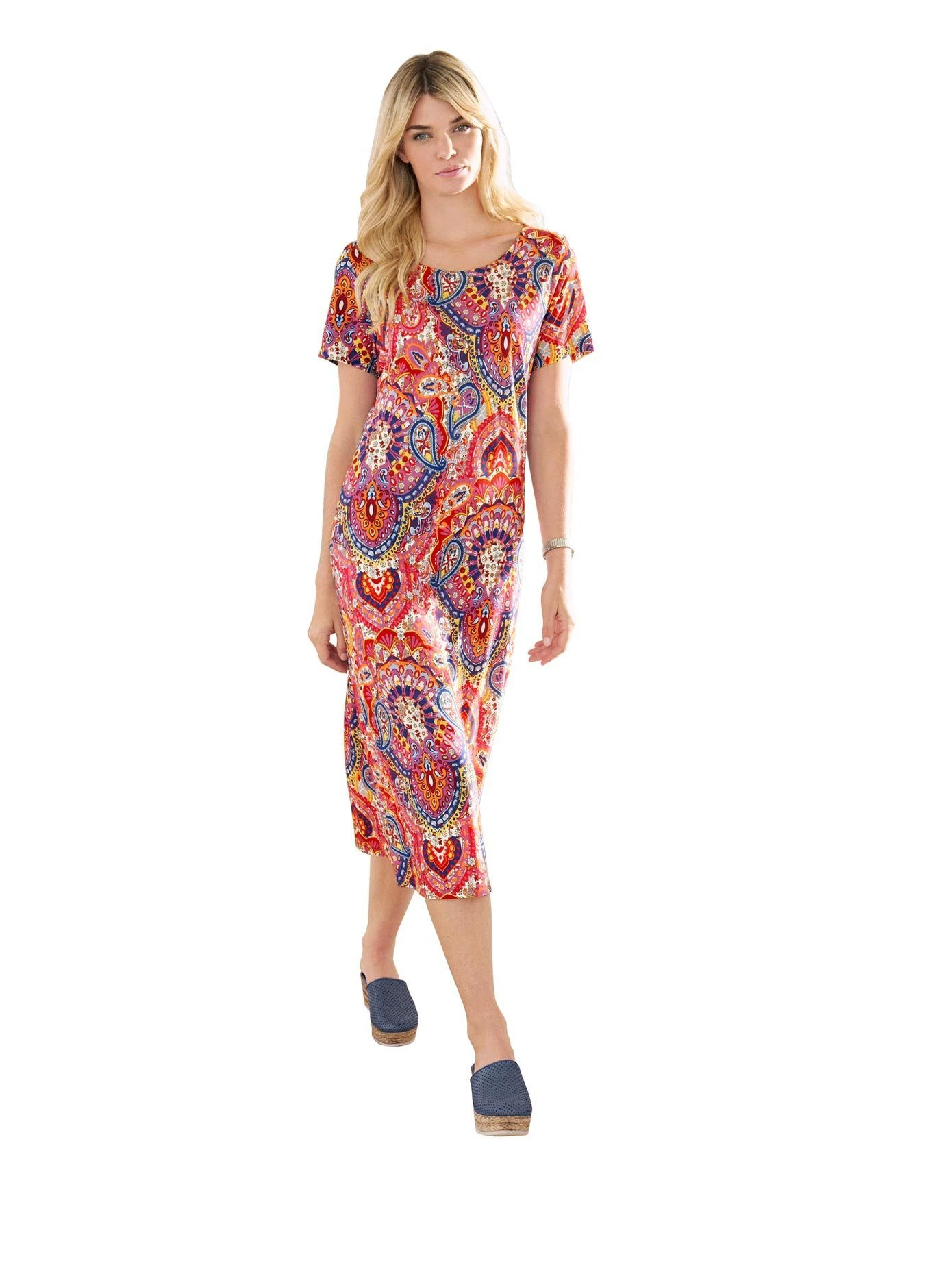 Tommy Hilfiger Curve Midi-jurk CRV VIS STRIPE SHIRT DRESS LS 14 Tommy Hilfiger Curve Midi-jurk CRV VIS STRIPE SHIRT DRESS LS - Afbeelding 12