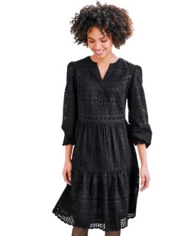 Calvin Klein Curve Jurk Met Overhemdkraag INCLUSIVE REC CDC SHIRT DRESS -TrendyTijd Verkoop heine jurk in a lijn jurk zwart 1