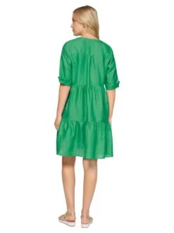 Heine Jurk In A-lijn Linnen Jurk 20 Heine Jurk In A-lijn Linnen Jurk -TrendyTijd Verkoop heine jurk in a lijn linnen jurk groen 2