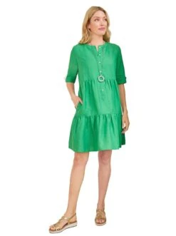 Heine Jurk In A-lijn Linnen Jurk