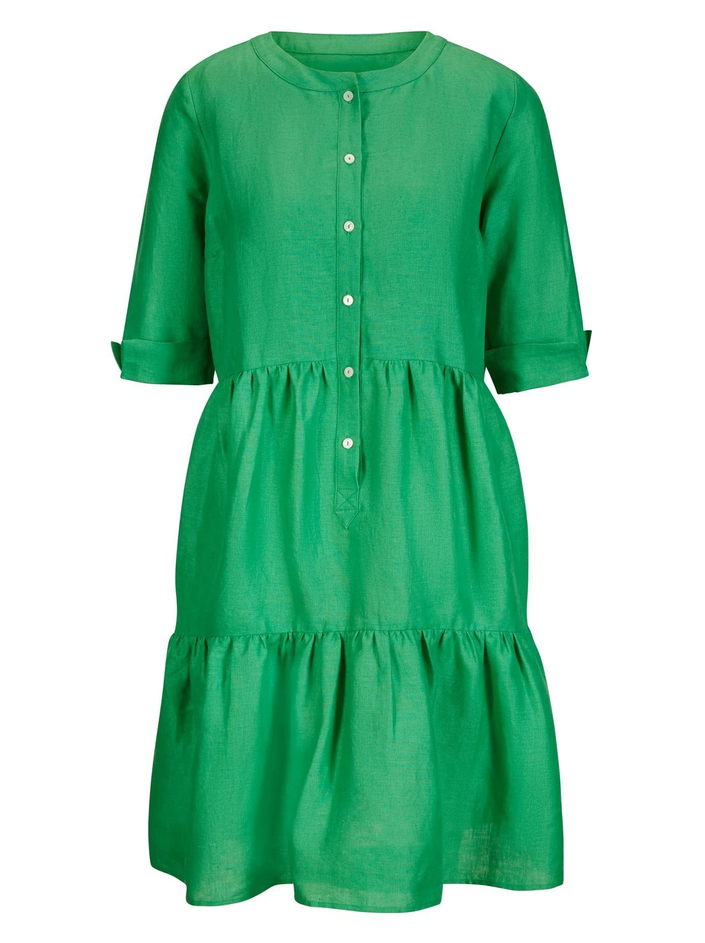 Heine Jurk In A-lijn Linnen Jurk 6 Heine Jurk In A-lijn Linnen Jurk - Afbeelding 4