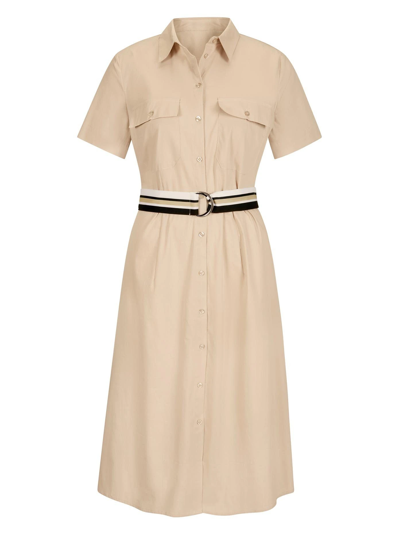 Heine Jurk Met Overhemdkraag 6 Heine Jurk Met Overhemdkraag - Afbeelding 4