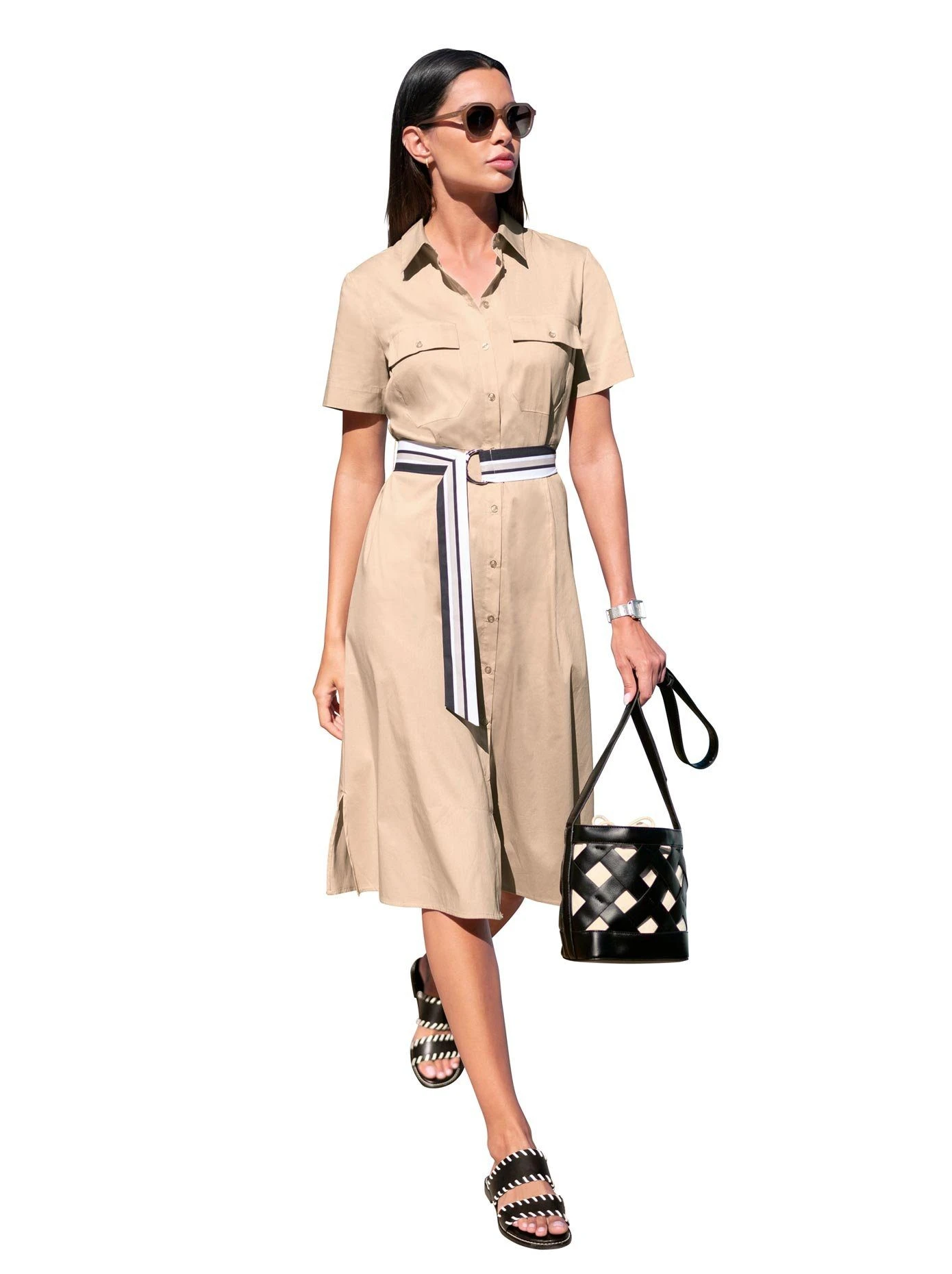 Heine Jurk Met Overhemdkraag 3 Heine Jurk Met Overhemdkraag