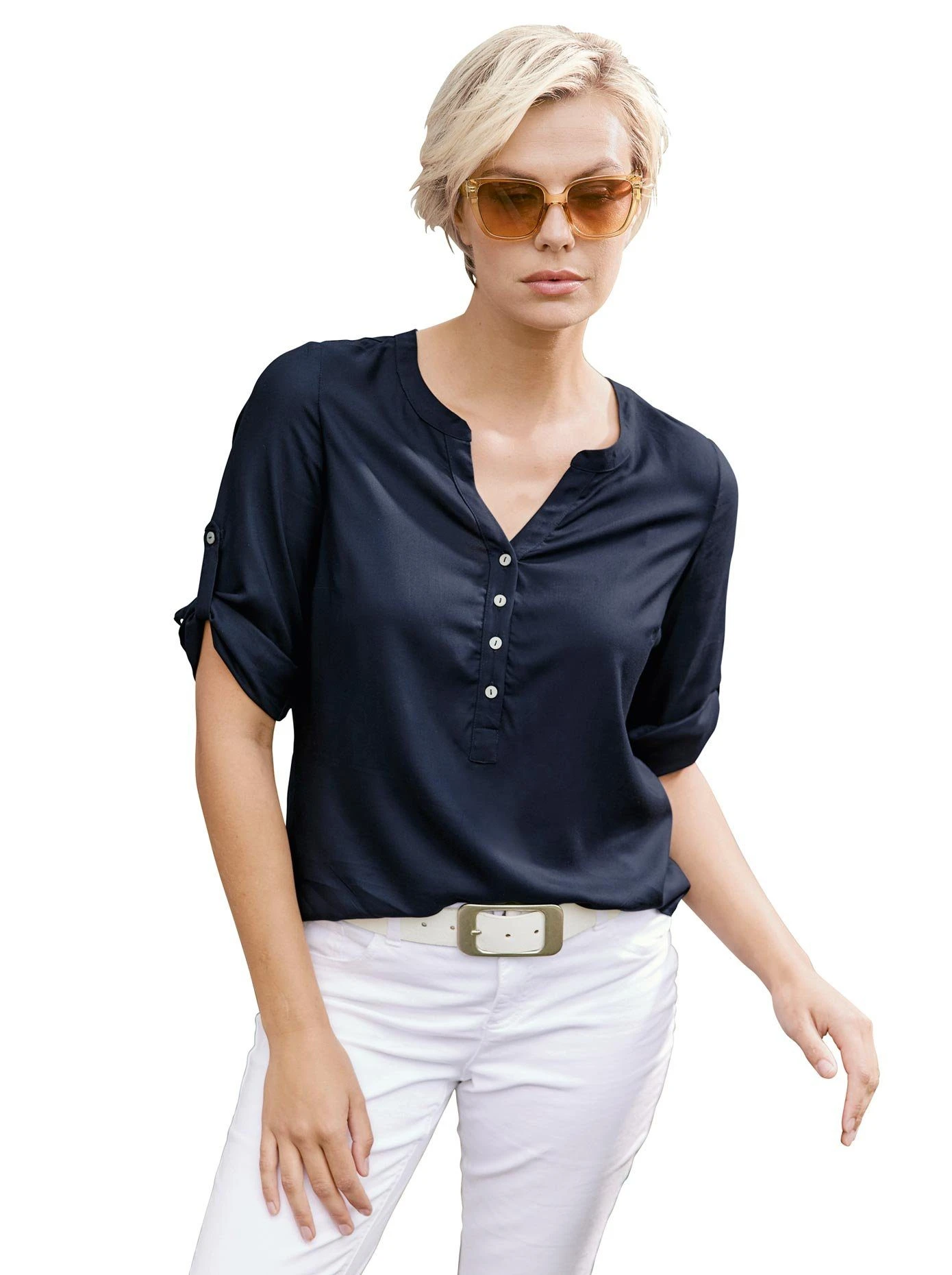 Aniston CASUAL Maxi-jurk Met Fijne Bloemenprint En Patch-look 17 Aniston CASUAL Maxi-jurk Met Fijne Bloemenprint En Patch-look - Afbeelding 15