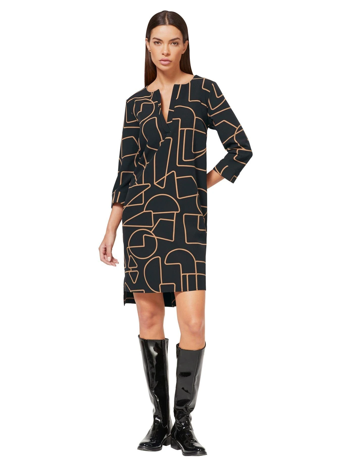 Heine Kokerjurk Gedessineerde Jurk 4 Heine Kokerjurk Gedessineerde Jurk - Afbeelding 2