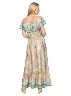 Heine Maxi-jurk Gedessineerde Jurk -TrendyTijd Verkoop heine maxi jurk gedessineerde jurk oranje 2