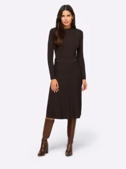 Creation L Jurk Met Overhemdkraag Jurk -TrendyTijd Verkoop heine tricotjurk bruin