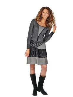 Only Maxi-jurk ONLMAY S/L MIX DRESS -TrendyTijd Verkoop heine tricotjurk jerseyjurk 1