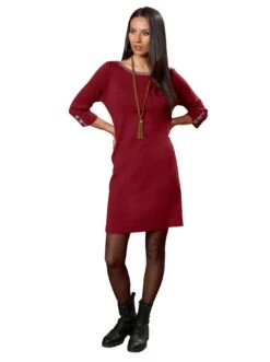 CREATION L PREMIUM Zomerjurk Lyocell Jurk -TrendyTijd Verkoop heine tricotjurk rood 1