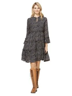 O'Neill Maxi-jurk T-shirt Dress Street -TrendyTijd Verkoop heine volantjurk gedessineerde jurk blauw