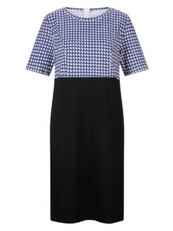 Heine Zomerjurk Gedessineerde Jurk 21 Heine Zomerjurk Gedessineerde Jurk -TrendyTijd Verkoop heine zomerjurk gedessineerde jurk blauw 5