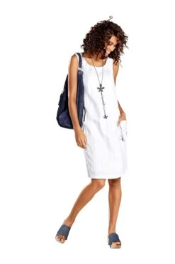 Only Maxi-jurk ONLKIMMY STRAP MAXI DRESS Met Volant -TrendyTijd Verkoop heine zomerjurk linnen jurk wit 11