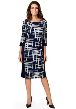 Aniston SELECTED Party-jurk Met Animal-print -TrendyTijd Verkoop hermann lange collection kokerjurk hermann lange select blauw