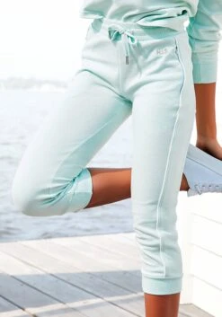 Melrose Maxi-jurk -TrendyTijd Verkoop his capribroek met piping opzij groen