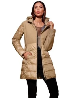 Aniston SELECTED Midi-jurk Met Knoopsluiting -TrendyTijd Verkoop isabell schmitt gewatteerde jas bruin