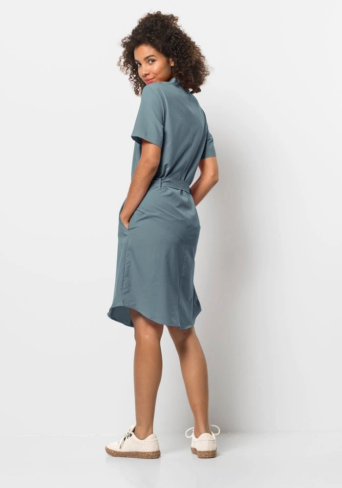 Jack Wolfskin Jurk Met Overhemdkraag HOLIDAY MIDI DRESS 4 Jack Wolfskin Jurk Met Overhemdkraag HOLIDAY MIDI DRESS - Afbeelding 2