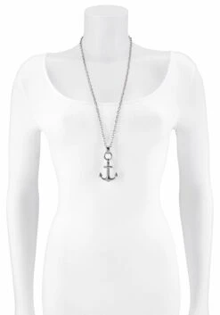 Laura Scott Midi-jurk Met Smoking -TrendyTijd Verkoop jjayz lange ketting met groot anker 1 delig zilver