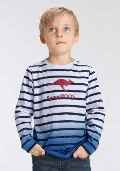 Zapf Creation® Poppenkleding Dolly Moda Fairy Jurk, 39-46 Cm -TrendyTijd Verkoop kangaroos shirt met lange mouwen fijngebreide strepen blauw