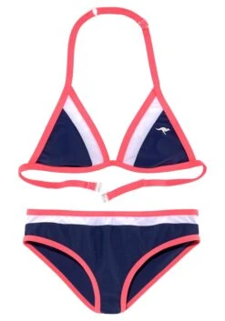 Garcia Jurk In Overgooiermodel 31 Garcia Jurk In Overgooiermodel -TrendyTijd Verkoop kangaroos triangelbikini energy kids in cool colourblocking design blauw